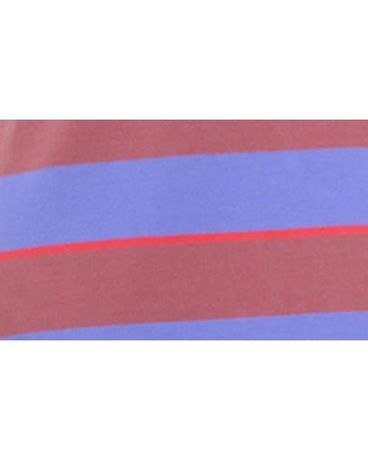 Staud Purple Julius Sleeveless Polo Maxi Dress