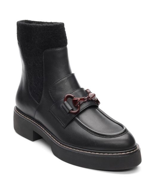 Sanctuary Black Marley Bit Chelsea Boot