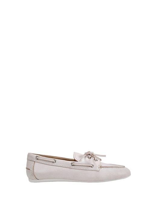 Marc Fisher White Uleena Loafer