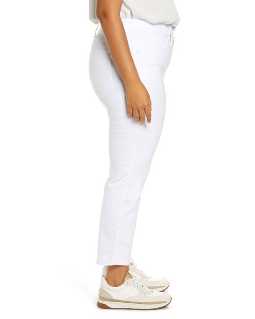 Madewell White Stovepipe Jeans