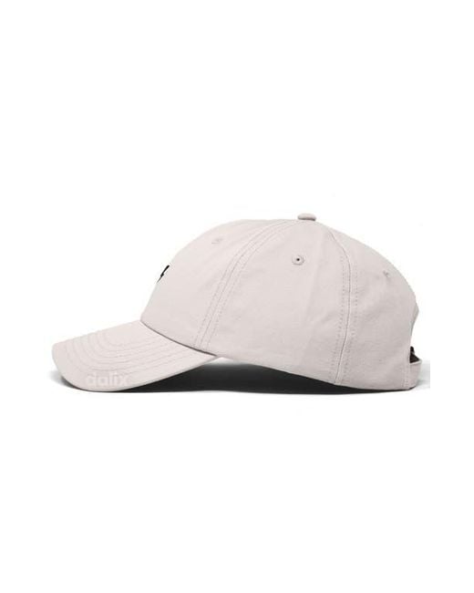 Alix White Lil Bolt Dad Cap for men