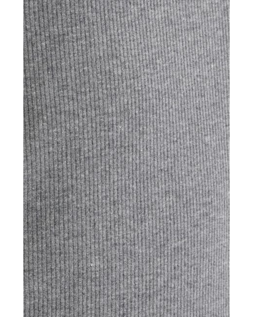 TOPSHOP Gray Rib Camisole