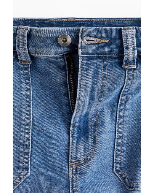 H&M Blue Flared High Jeans