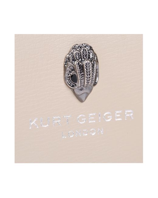Kurt Geiger Natural Mini Shoreditch Leather Bifold Wallet