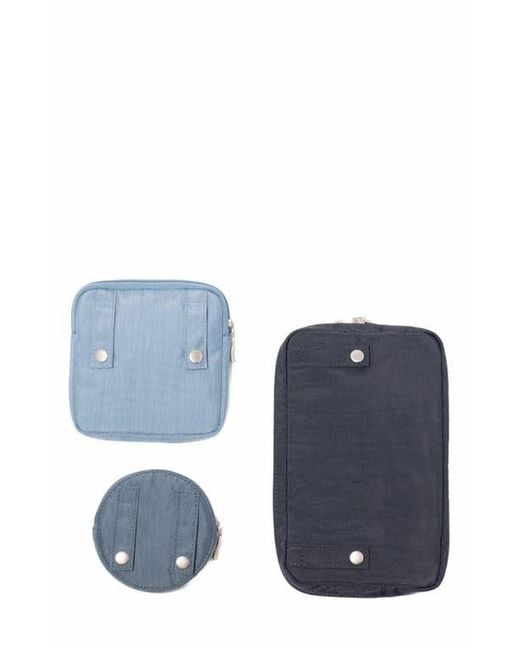 Baggallini Blue Snap & Go Modular Backpack