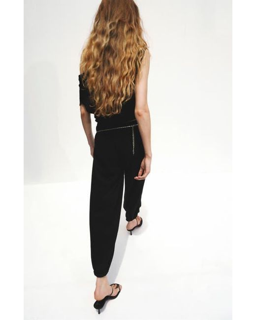Mango Black Lalala Cuffed Pants