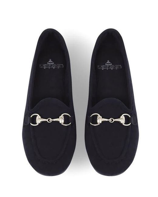 Menina Step Blue Royal Suede Buckle Slipper