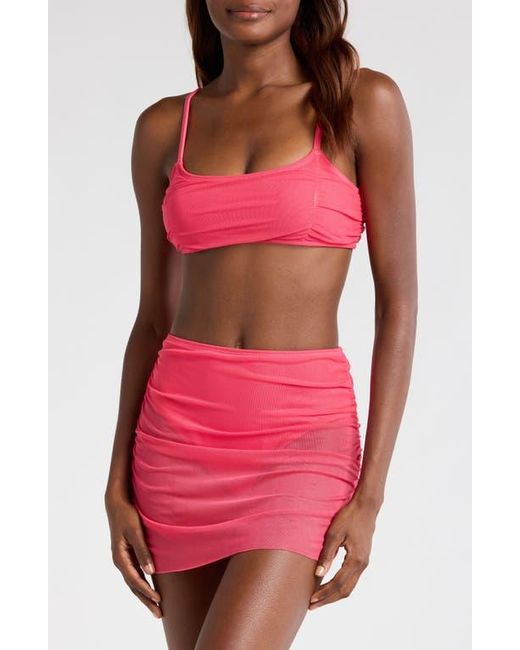 Hutch Pink Tawnie Skirted Bikini Bottoms