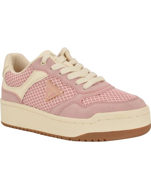 Guess Pink Miram Platform Sneaker