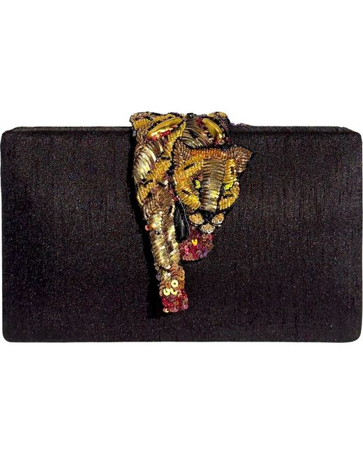 Simitri Black Raaka Clutch