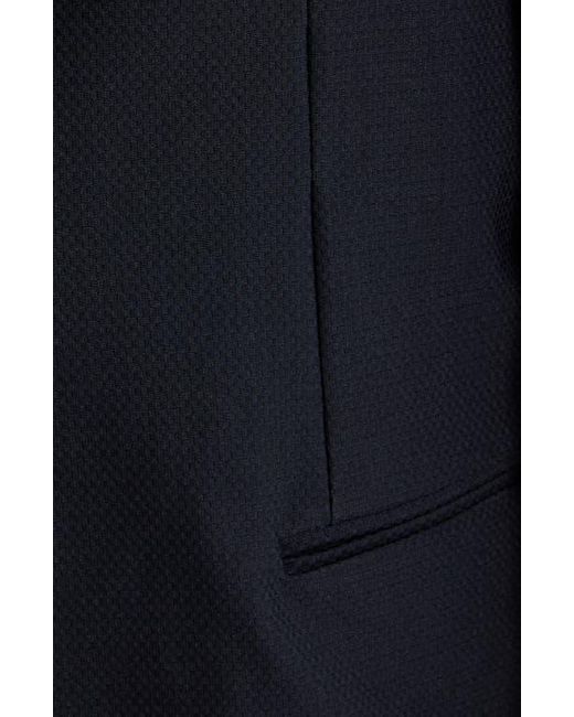 Emporio Armani Black Rice Stitch Sport Coat for men