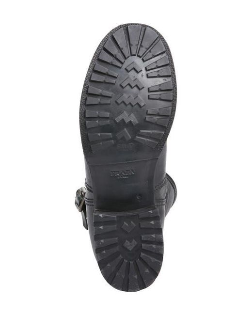 Prada Black Stivali Engineer Boot for men