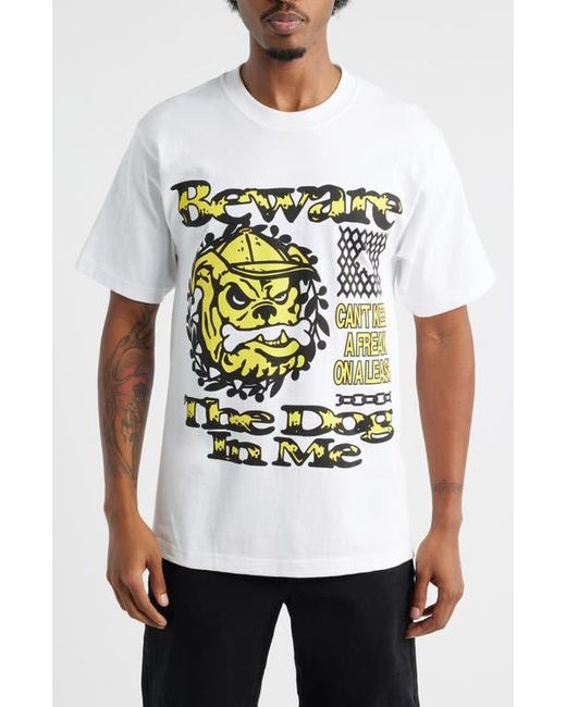 Market White Beware Dog for men