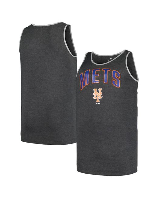 New York Yankees Profile Big & Tall Arch Over Logo Tank Top - Heather  Charcoal