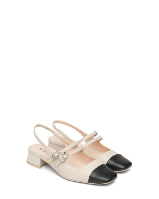 Nero Giardini Multicolor Slingback Cap Toe Pump