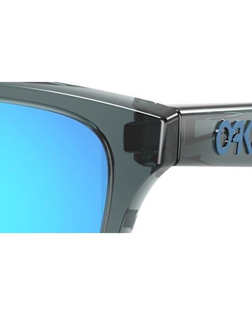 Oakley Blue 53Mm Prizm Polarized Round Sunglasses for men