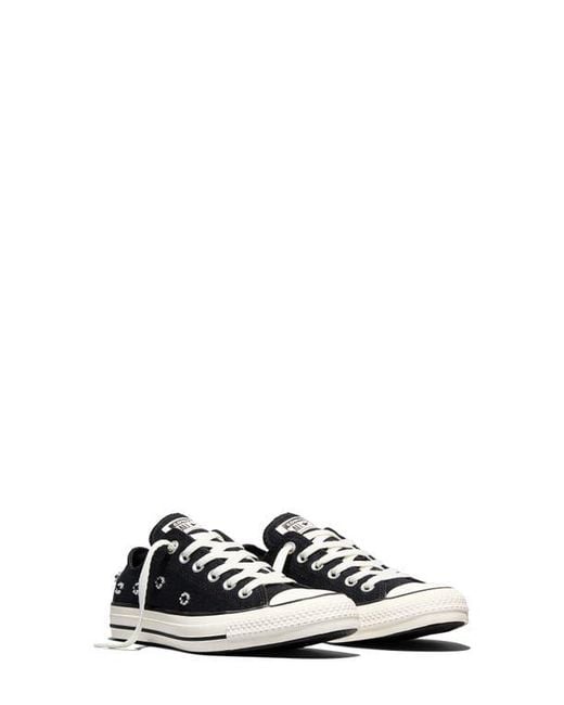 Converse White Chuck Taylor All Star Beaded Low Top Sneaker