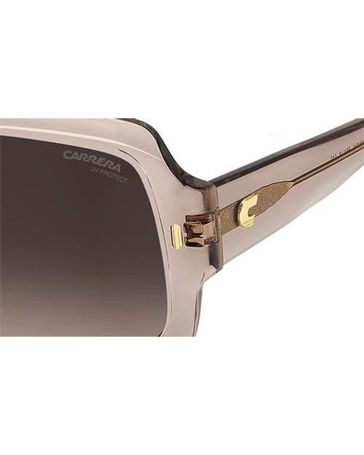 Carrera Brown 56Mm Gradient Square Sunglasses
