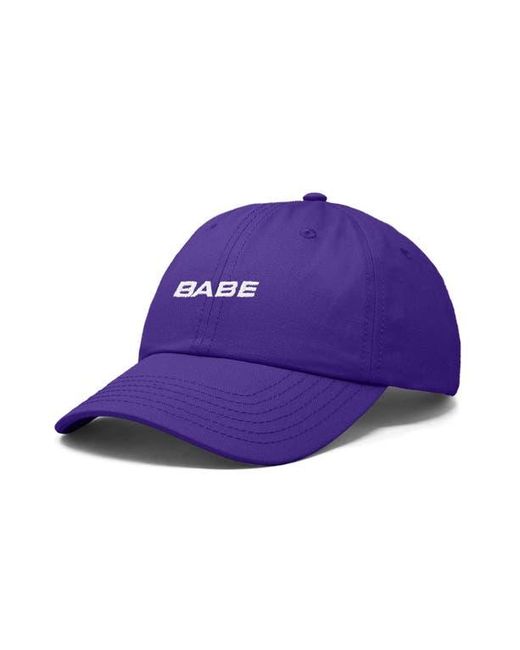 Alix Purple Babe Embroidered Cap