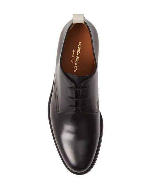 Common Projects Black Standard Plain Toe Derby for men