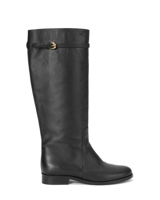 Staud Black Harlow Riding Boot