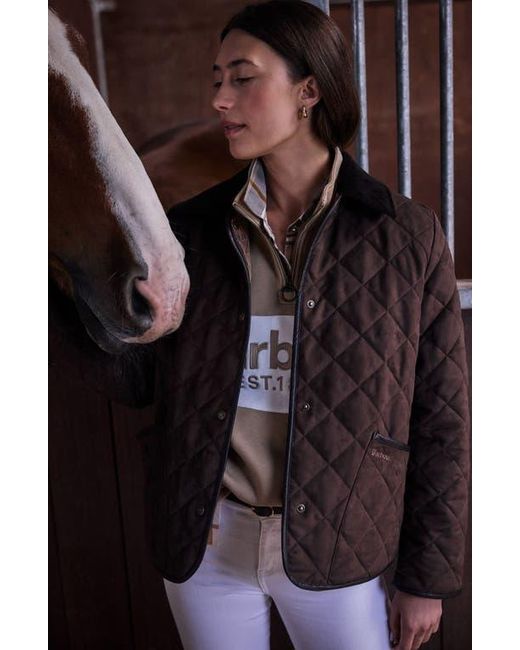 Barbour Brown Sonya Quilted Jacket