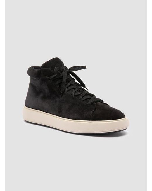 Officine Creative Remaster 002 Suede High Top Sneakers in Black for Men ...