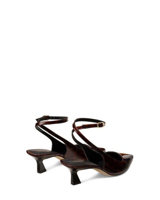 Stuart Weitzman Brown Vinnie 50 Slingback Pump