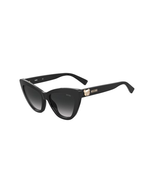 Moschino Black 54mm Gradient Cat Eye Sunglasses