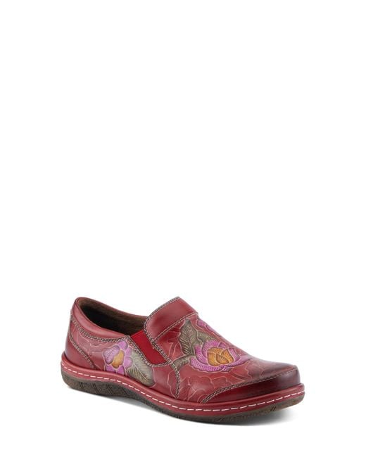 Spring Step Red Annawan Loafer