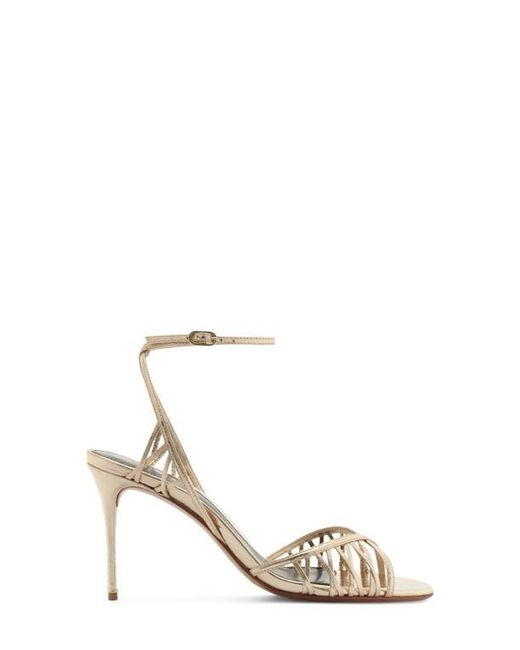 Alexandre Birman Metallic Solene Cage Sandal