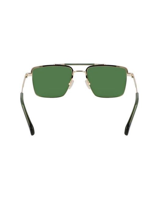 Paul Smith Green Landor 55Mm Rectangular Sunglasses for men