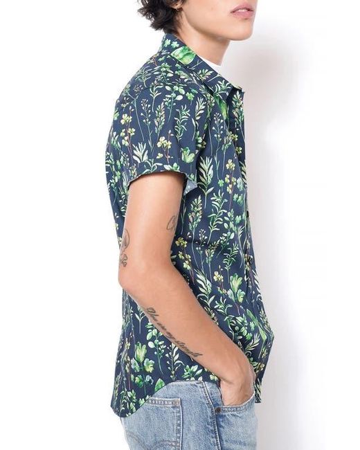WILDFANG Green The Essential Oxford Button Up
