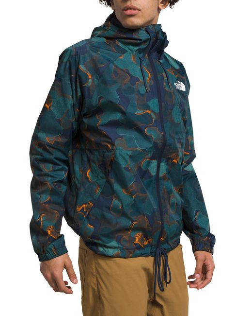 The North Face Antora Waterproof Hooded Rain Jacket in Blue for Men Lyst