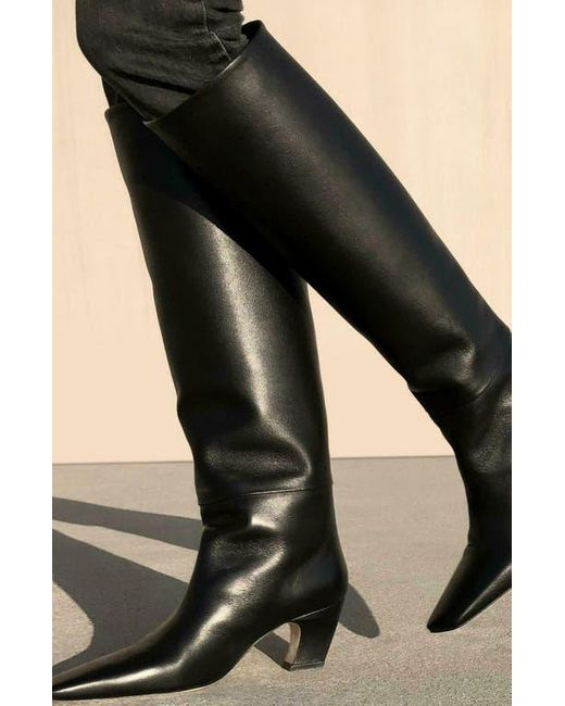 Neil J. Rodgers Black Meg Knee Boot