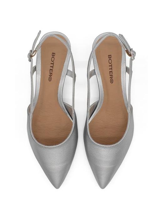 BOTTER Metallic Botolivia Legacy Pointed Toe Slingback Pump