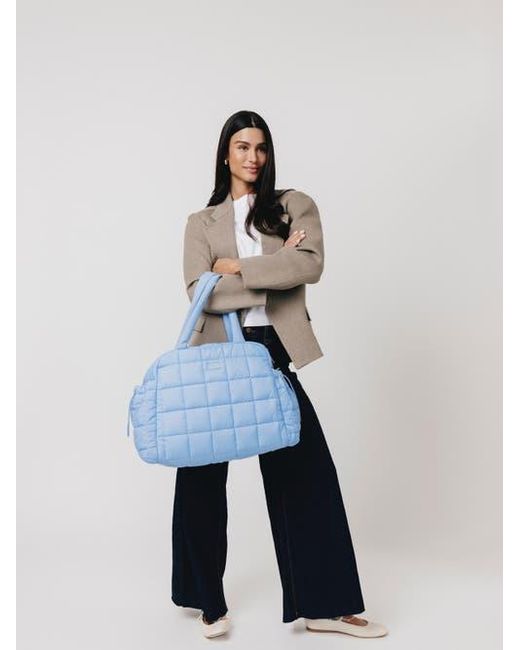 augustnoa Blue Weekender Duffle Bag