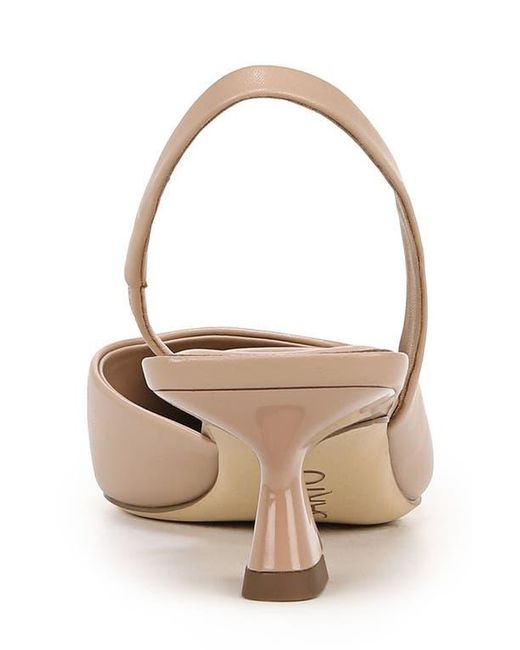 Sarto Pink Devin Pointed Toe Slingback Pump