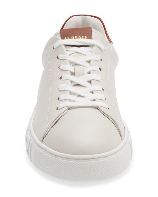 Versace White Greca Sneaker for men