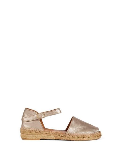 Penelope Chilvers Natural Montserrat Ankle Strap Espadrille