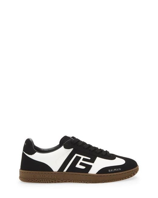 Balmain Black Swan Low Top Sneaker for men