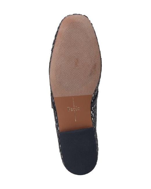 Linea Paolo White Monet T-Strap Flat