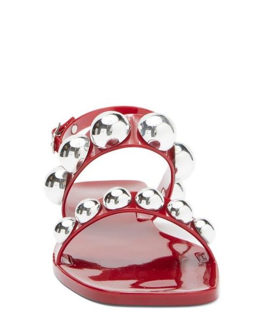 Jeffrey Campbell Red Gum-Drop Jelly Sandal