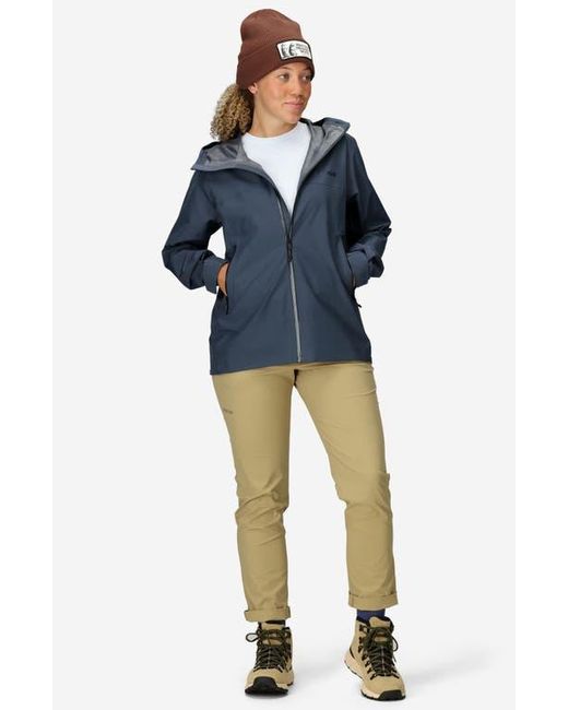 Marmot Blue Minimalist Pertex Waterproof Hooded Jacket