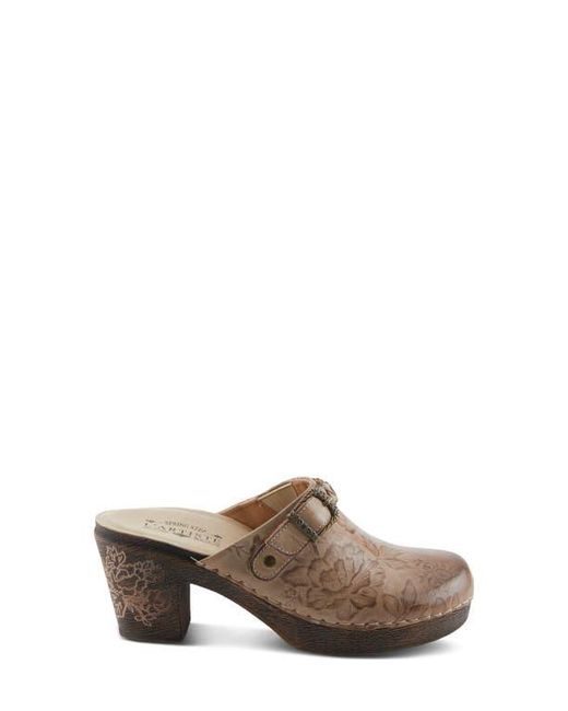Spring Step Brown Calliroe Platform Clog