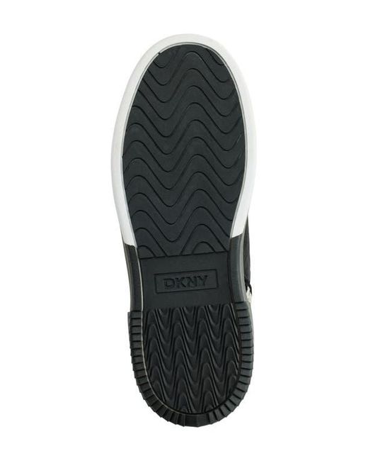 DKNY Black Bitsy High Top Platform Sneaker