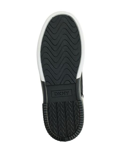 DKNY Black Bitsy High Top Platform Sneaker