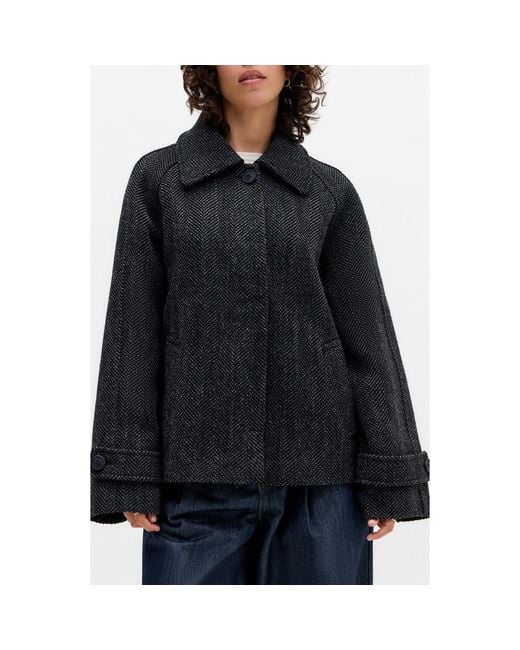 BDG Black Vienna Swing Coat