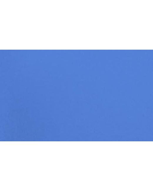 Becca Blue Shirred V-Wire Halter Bikini Top