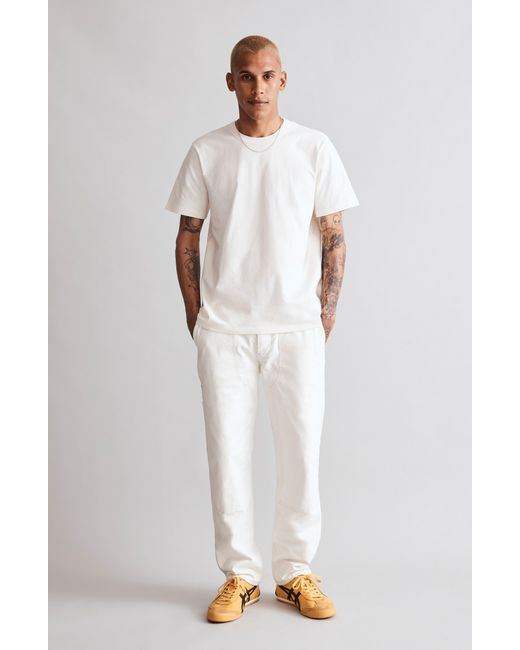 Madewell White Allday Garment Dyed Cotton T-shirt for men